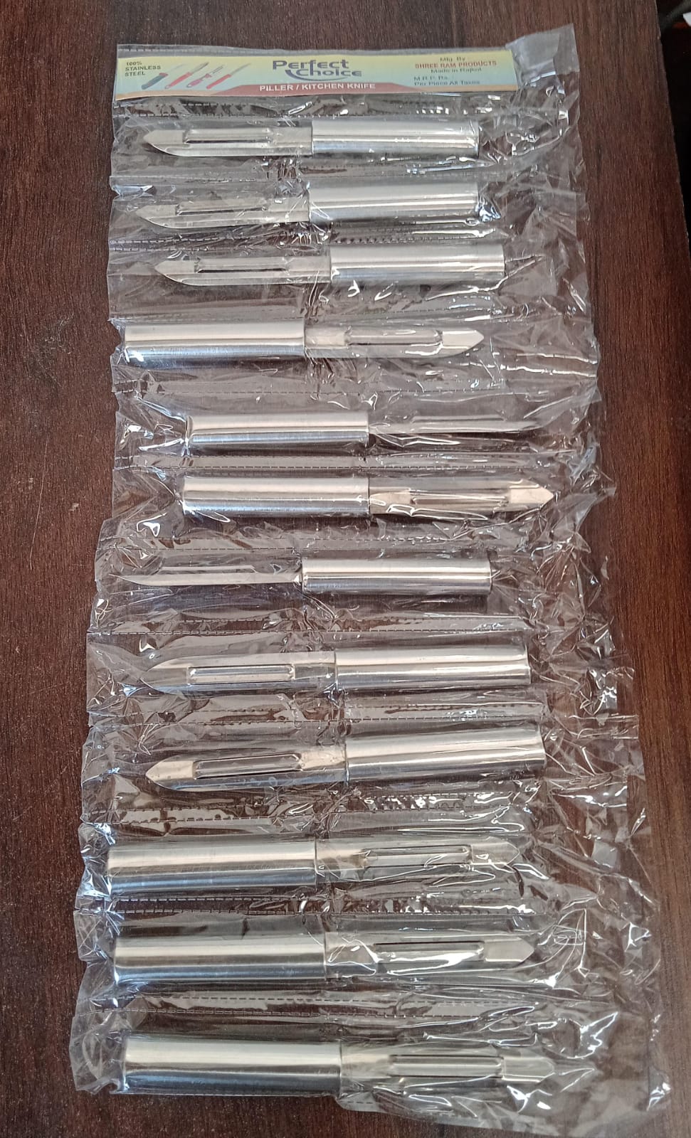 Stainless Steel Peeler Set β Multi-Purpose Handle for Peeling & Shredding(12 Pc)