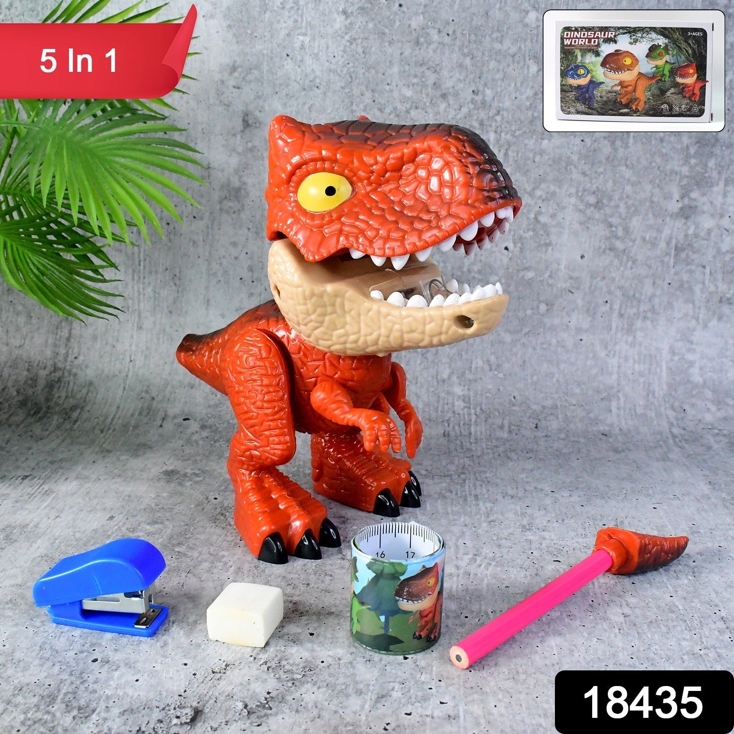 Funny Dinosaur Shaped Stationery Set